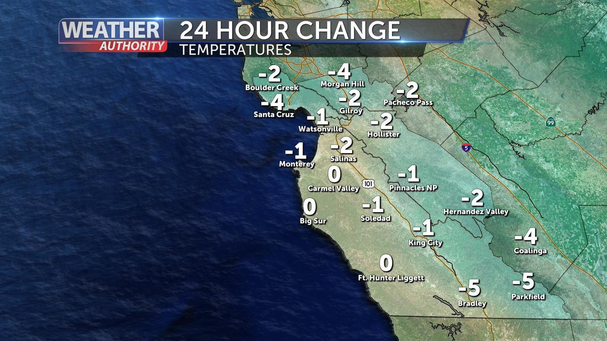 KION News Channel 46 on Twitter "Quiet weather to end the week, and