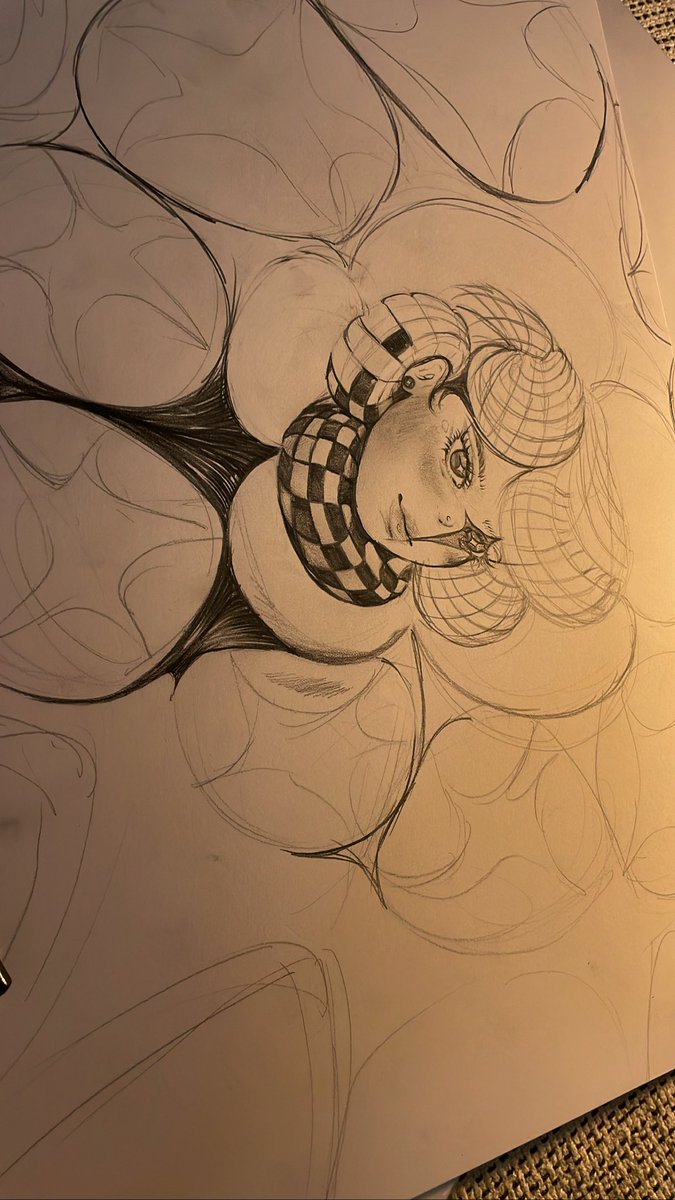 peachsgirI's tweet photo. i'm not burnt out anymore 👍🏻 trad art wip https://t.co/zqzj9EsU6N