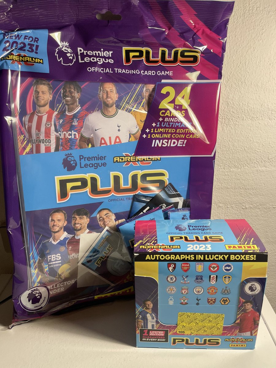 samlekortet's tweet photo. Du kan stadig nå det!

Weekenden ud har vi tilbud på Panini Premier League 2023 PLUS Bundle med både booster box og startersæt 💎🚨

Tag et sæt for kun 550,- | det er det billigste på markedet 🏆🤩

Så skynd dig ind på https://t.co/8tKoBWABud 🤝 https://t.co/a3OEHRI1aC