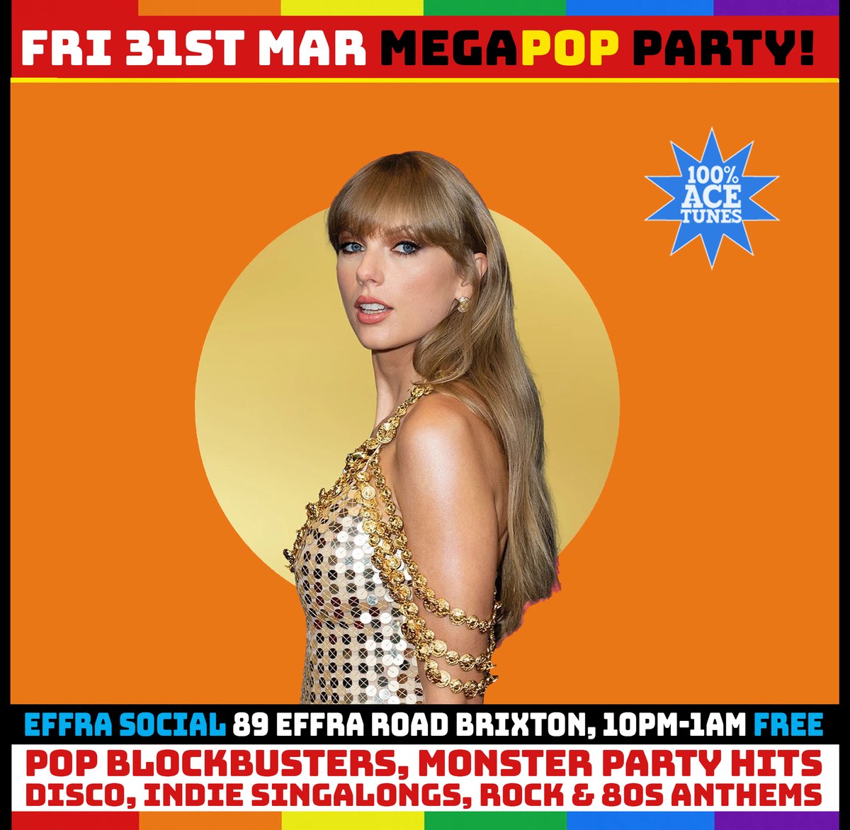 offlineclub's tweet photo. TONIGHT! Brixton MegaPop party returns to the Effra Social, Fri 31st March 2023 – open till 1am, free entry all night!

https://t.co/zAhJbtozmk #free #brixton #effrasocial #LGBTQ https://t.co/CVyqKHHWux
