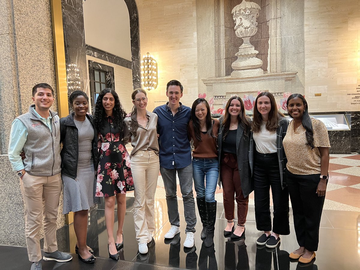 RyanRLion's tweet photo. The most amazing time with this outstanding chief resident exec team and all folks at @APPDconnect. Leaving Atlanta feeling invigorated &amp; inspired to continue to tackle the challenges of #MedEd! #CREC #appd2023 https://t.co/9hLdCi8ryD