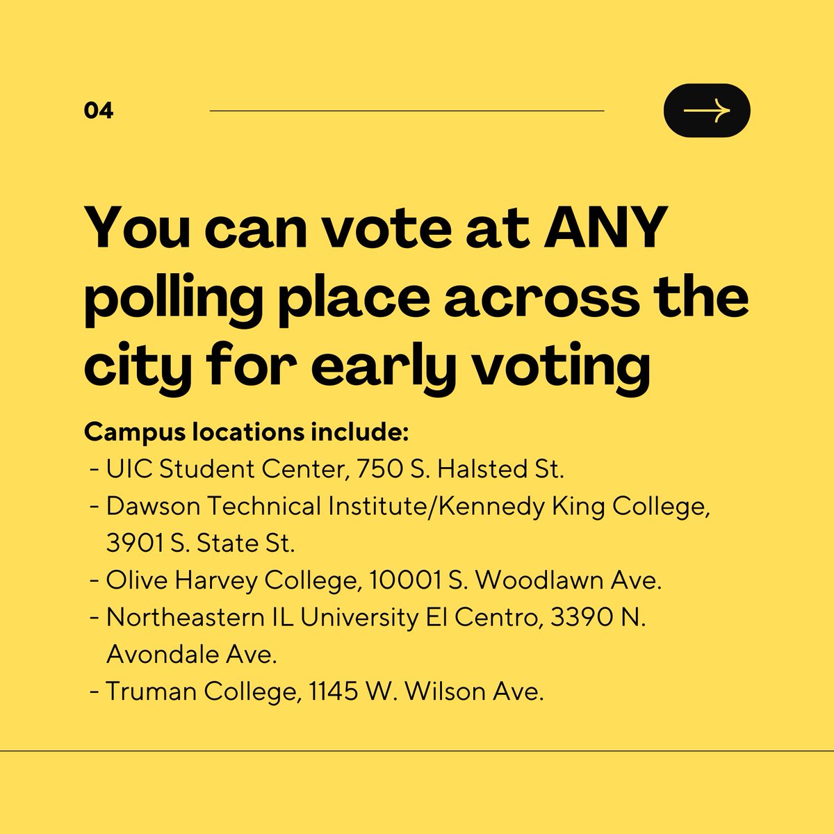 Students4Brand's tweet photo. More instructions on how to vote early in the mayoral runoff. (2) @Brandon4Chicago #BrandonIsBetter https://t.co/CWRlU4saB4