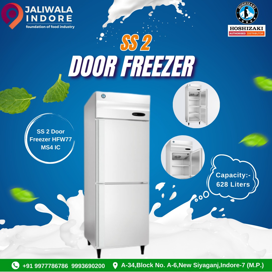 Jaliwalaindore's tweet image. Jalivala Indore SS2 Door freezer is a top-of-the-line solution for commercial kitchens and food storage facilities that require reliable and efficient frozen storage. 

#JalivalaIndore #FoodStorageFacility #RefrigerationSolutions #StainlessSteelFreezer #FrozenStorage