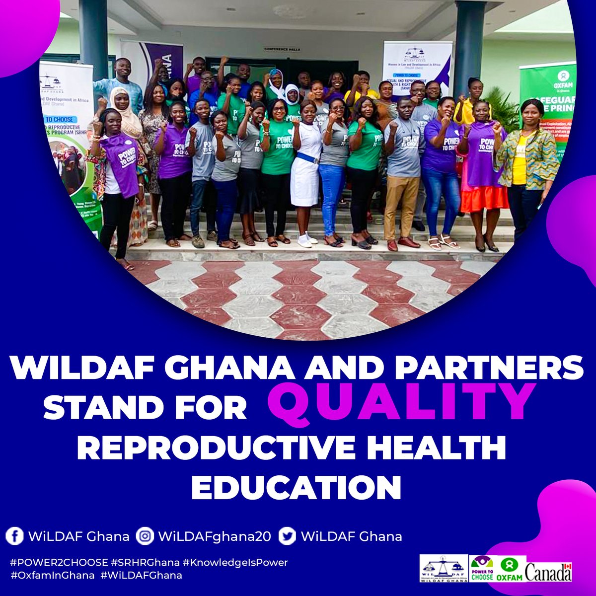 Reproductive Health Education is Key for our girls! #srhrghana #power2choose #iwd23