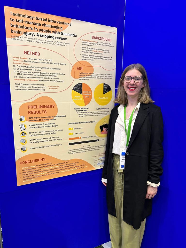 Very happy to have been able to exchange with international colleagues around our poster on #challengingbehaviours and existing #technologies to support their self-management @I_B_I_A #Dublin #WorldCongressOnBrainInjury @EvelinaPituch @carolinabottari