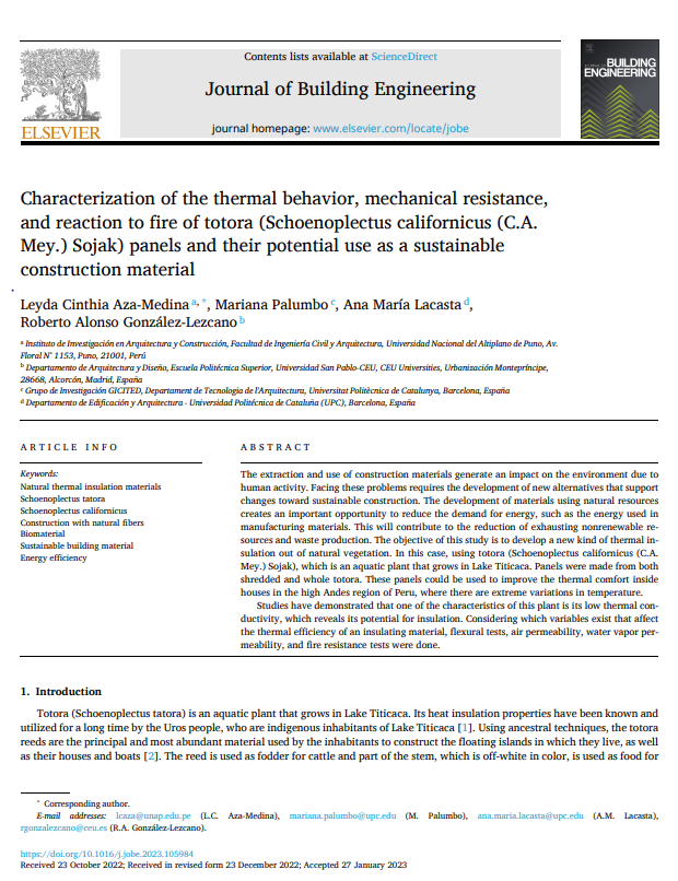 Tenéis disponible en #OpenAccess el artículo del profesor Roberto Alonso González Lezcano, en nuestro #RepositorioInstitucional #ReI, aprobado mediante un #APCElsevier 2023 
 hdl.handle.net/10637/14145