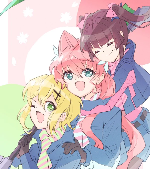 春のおだんご娘ズ 