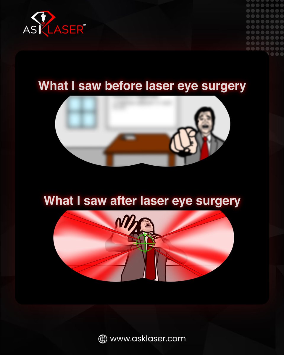 Taking shooting daggers with your eyes to the next level.
Do we need to state any more benefits :-) 

#laser #surgery #lasersurgery #laserbenefits #lasertreatments #lasershooting #daggers #eyeprotection