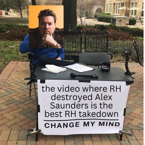 OfficialRHQ's tweet photo. oo, what about Peter McCormick, or Tone Vays &amp; the lawyers? haha. Rhett Creighton?  

I'm conflicted. 
There were so many awesome takedowns.

Sticking with Alex.

'Enters the lions den. Dies' 😂😂😂

Never change ser @RichardHeartWin 

#HEX #PLS #PLSX #RichardHeartWasRight https://t.co/Gj6LPSAMI1