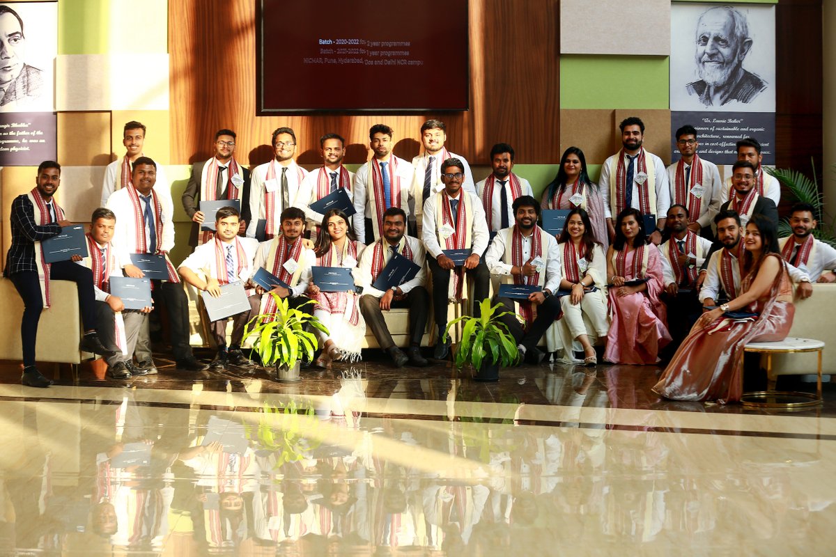 NICMARofficial's tweet image. Together we accomplished, now the world is ours to conquer.
#throwback #convocation2022 #memories