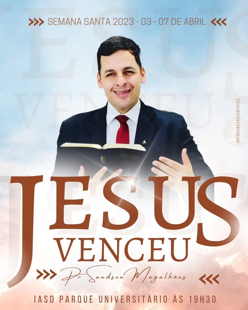 PastorSandson's tweet photo. Estaremos juntos na IASD Parque Universitário 

#DistritoCOHAB https://t.co/KjnkJQzpmO