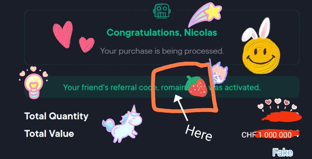 Nicobert4's tweet image. 👀😍Another tweet, another NFA

🏁Help @RomainSprengers to win the Tesla

Don't use this reference code : nfa3r2 but use his code

#WeAreSwissBorg #CHSB #yodl #SwissBorg