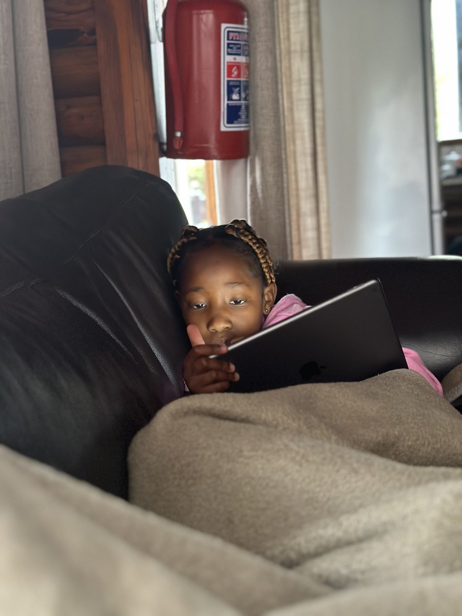 Mr_Ndash's tweet photo. Day 2 : started in a heated pool in the morning before the rain as it was chilly, now we are chilling on the couch cause we were interrupted by Eskom while preparing a hearty meal 🥘 for todays weather #daddyndaughter Road trip https://t.co/3o50pw0yjX