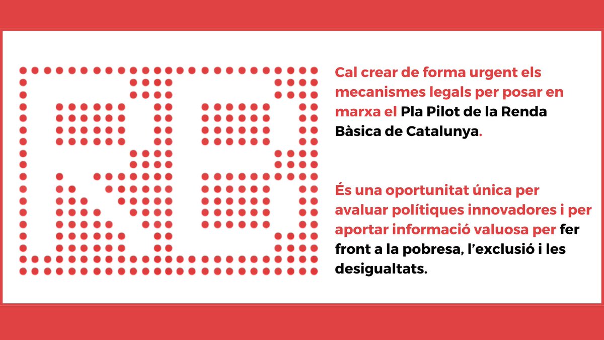Taula3sector's tweet photo. 📣Des de la @taula3sector ens adherim al Manifest en defensa del Pla Pilot de la Renda Bàsica de Catalunya i fem una crida a les entitats socials a sumar-s’hi!

👀Llegeix el manifest ➡ https://t.co/NHbZG76pAk
✍️Signa'l➡https://t.co/9wzmrRuTPJ

#RBU https://t.co/VKec381FqM