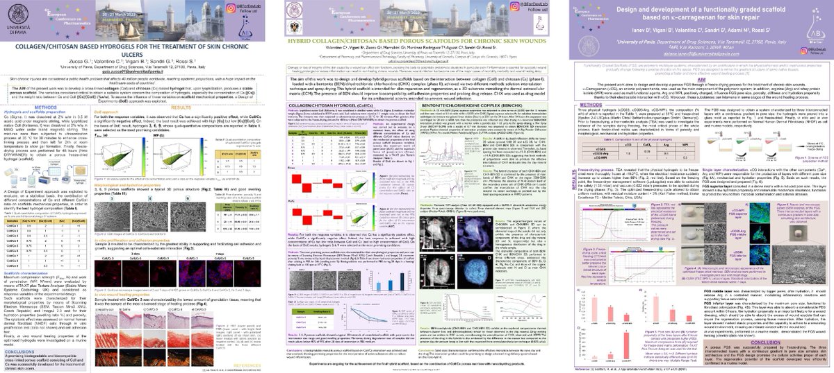PaviaPhd's tweet photo. We are happy to share our presence at the 4th European Conference on Pharmaceutics in Marseille. It was a great pleasure to share our research projects with other colleagues! @adritelf @BForDevlab https://t.co/cBgaG1cllM