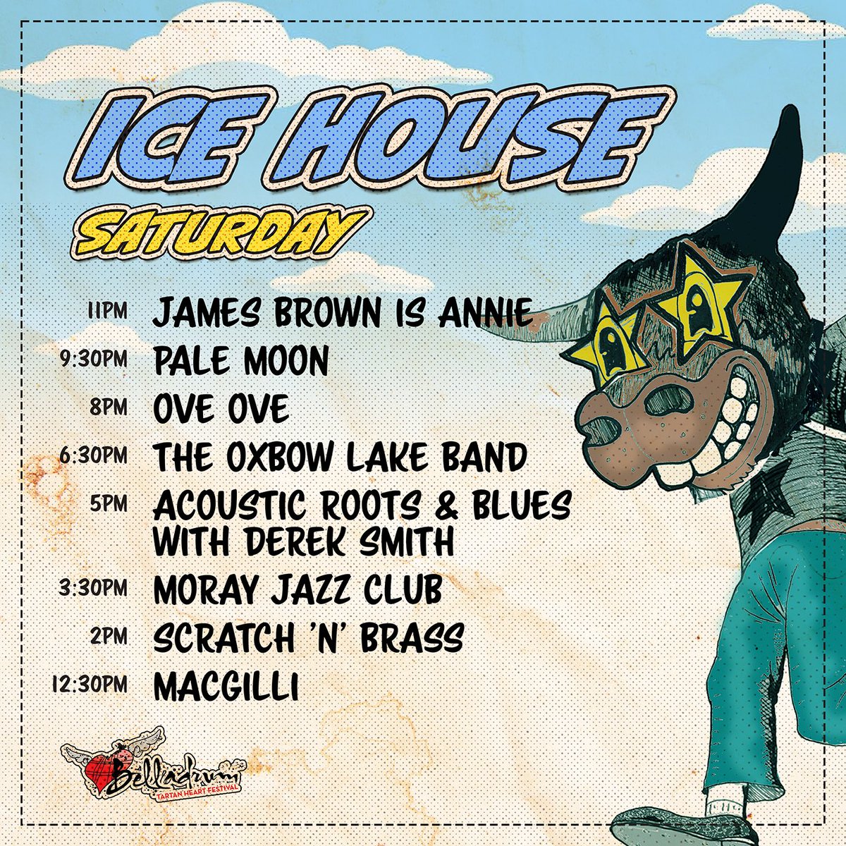 ICE HOUSE STAGE LINE UP ANNOUNCED 📣

The home of all things funk, blues and jazz returns to #Bella2023 with a programme packed full of acts for you to kick back in the summer sunshine and fill the dance floor into the small hours. 🕺🎷

Tickets → bit.ly/3U2lE7l