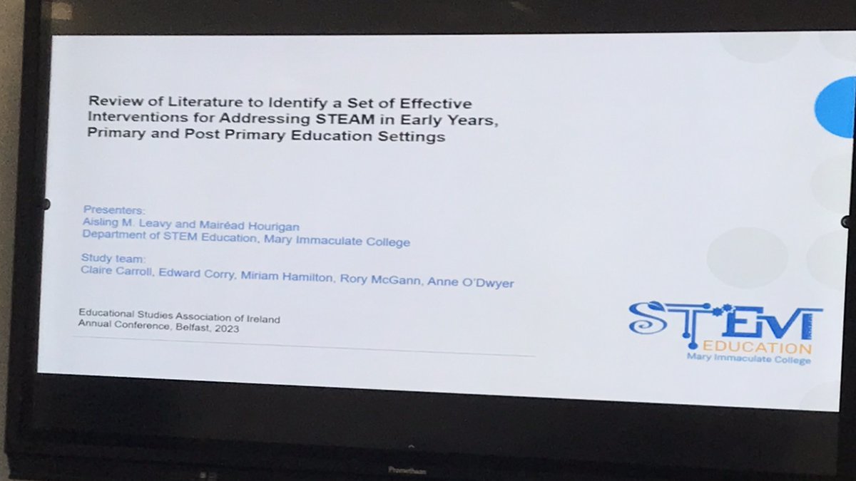MaireadHourigan's tweet photo. Nice to share some findings of the @STEM_MIC  team’s review of effective #STEAM interventions across education sectors. Full report at: https://t.co/uNRSIrY4gB @Education_Ire @President_MIC @26Miriam @rorymcgann1 @michelle_fitzp @claire_carroll7 @aisling_leavy @PDSTPrimarySTEM https://t.co/RFxch0lUIJ