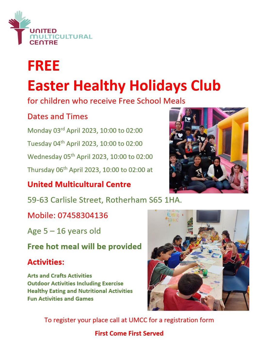 Broom Valley Community School on Twitter "RT UMCCRotherham Come