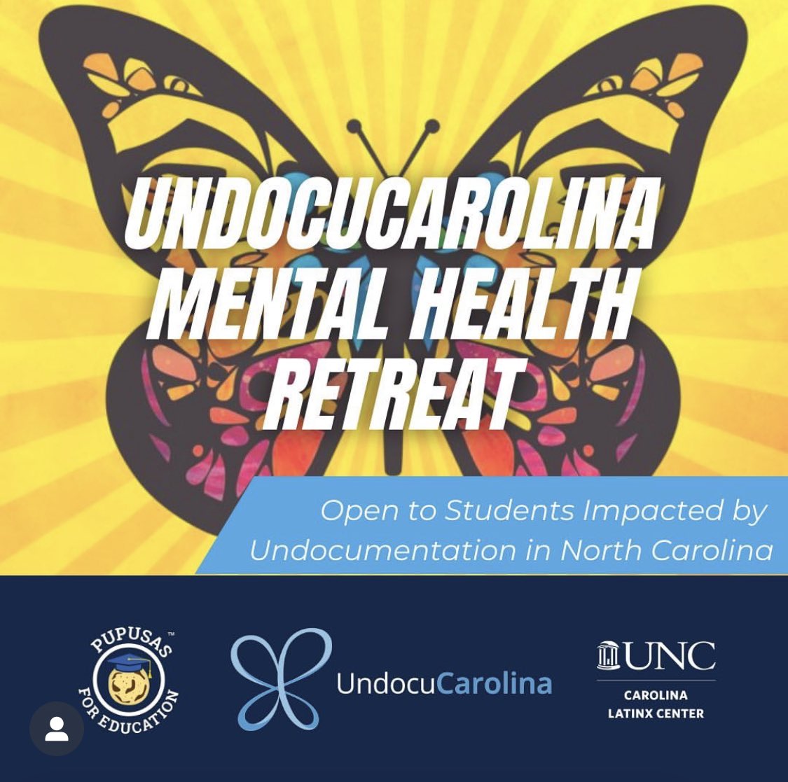So excited to announce our first-ever UndocuCarolina Mental Health Retreat! docs.google.com/forms/d/e/1FAI…