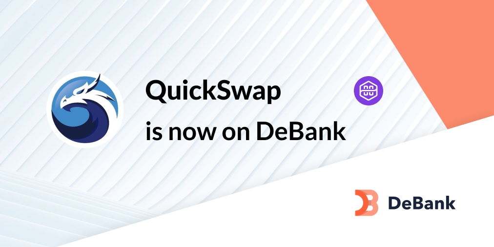 2/4

QuickSwap's portfolio is now tracked on debank.com! $QUICK

<a href="/QuickswapDEX/">QuickSwap 🐲 DragonFi 2.0</a> (Polygon zkEVM version)