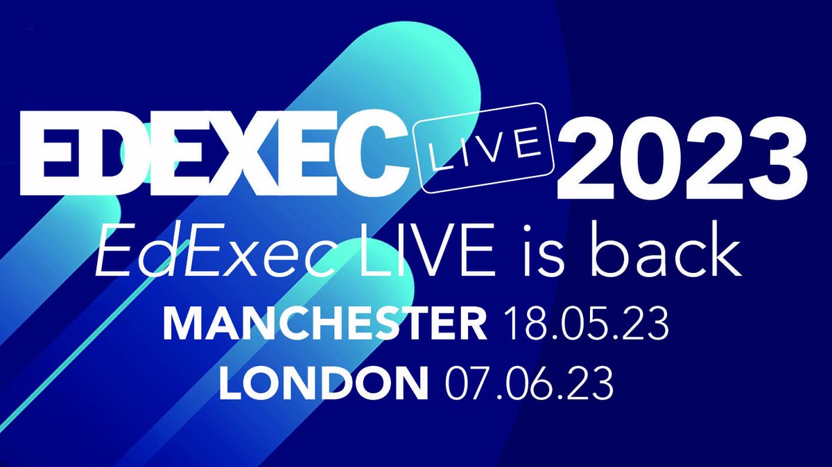 The #SBL event #EdExecLIVE is back with all-new content &amp; speakers! Simply register your interest for a free or discounted delegate ticket by emailing hello@edexeclive.co.uk quoting the code ’TWEET4’ in the subject line. #sbltwitter #sblconnect