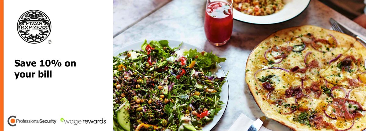 Calling all of our frontline... fancy a pizza this weekend?🍕

Head to our benefits portal where you can get 10% discount on your bill from Pizza Express on their new spring menu!

#EnjoyTheJourney #BenefitsPortal