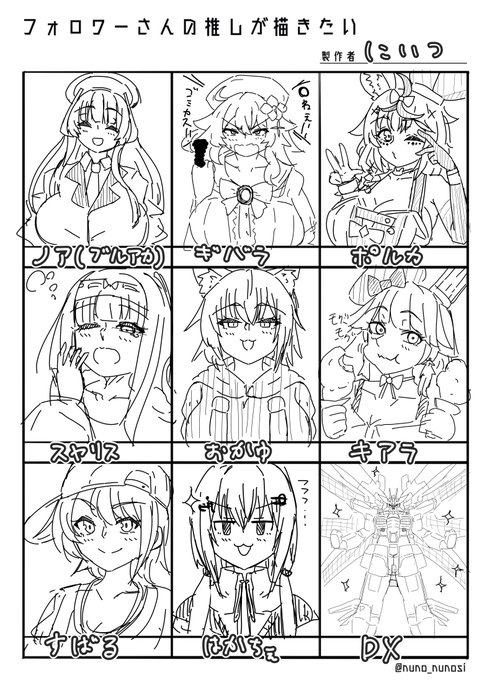 ノーエッチ確認!ヨシ!
#今月描いた絵を晒そう 