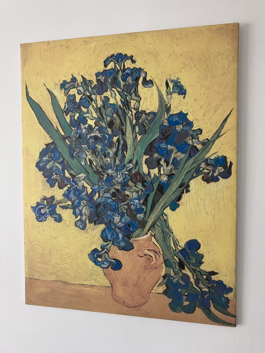 We downloaded this image in high resolution and printed it on canvas. Now hanging pride of place <a href="/rteliveline/">Liveline</a> #VanGogh