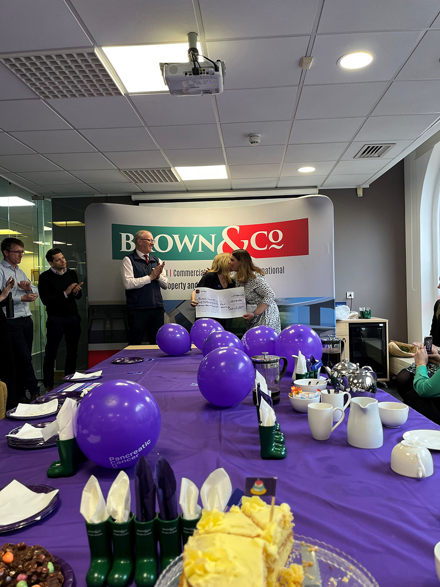 Over the last two years, we have been fundraising for @PancreaticCanUK. This morning Jessica Sayer, a volunteer from the charity, visited our Norwich office and we are delighted to announce the grand total came to £95,117.87! Thank you to all who helped us reach this final total.