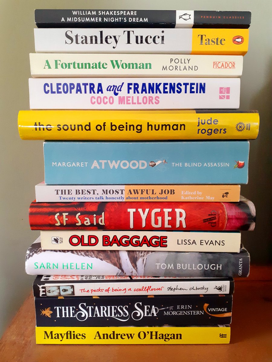JANUARY/FEBRUARY/MARCH
*So* many amazing books at the start of this year, from old favourites to new finds & one can't-believe-it's-taken-me-this-long-to-read. 10/10 for #TheBlindAssassin, #AFortunateWoman & reread of #Perks, plus top-top marks for #CleoAndFrank & #Mayflies 🌟