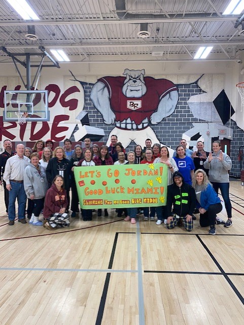 Blue Ridge MS (@brmsbulldogs) on Twitter photo Some bball students and our <a href="/BRMSbulldogs/">Blue Ridge MS</a> staff are cheering you on <a href="/Jordan_miller11/">Jordan Miller</a> !! Good Luck <a href="/CanesHoops/">Canes Men’s Basketball</a> in the Final Four Saturday!! <a href="/LCPSOfficial/">LCPS News</a> Some bball students and our <a href="/BRMSbulldogs/">Blue Ridge MS</a> staff are cheering you on <a href="/Jordan_miller11/">Jordan Miller</a> !! Good Luck <a href="/CanesHoops/">Canes Men’s Basketball</a> in the Final Four Saturday!! <a href="/LCPSOfficial/">LCPS News</a>