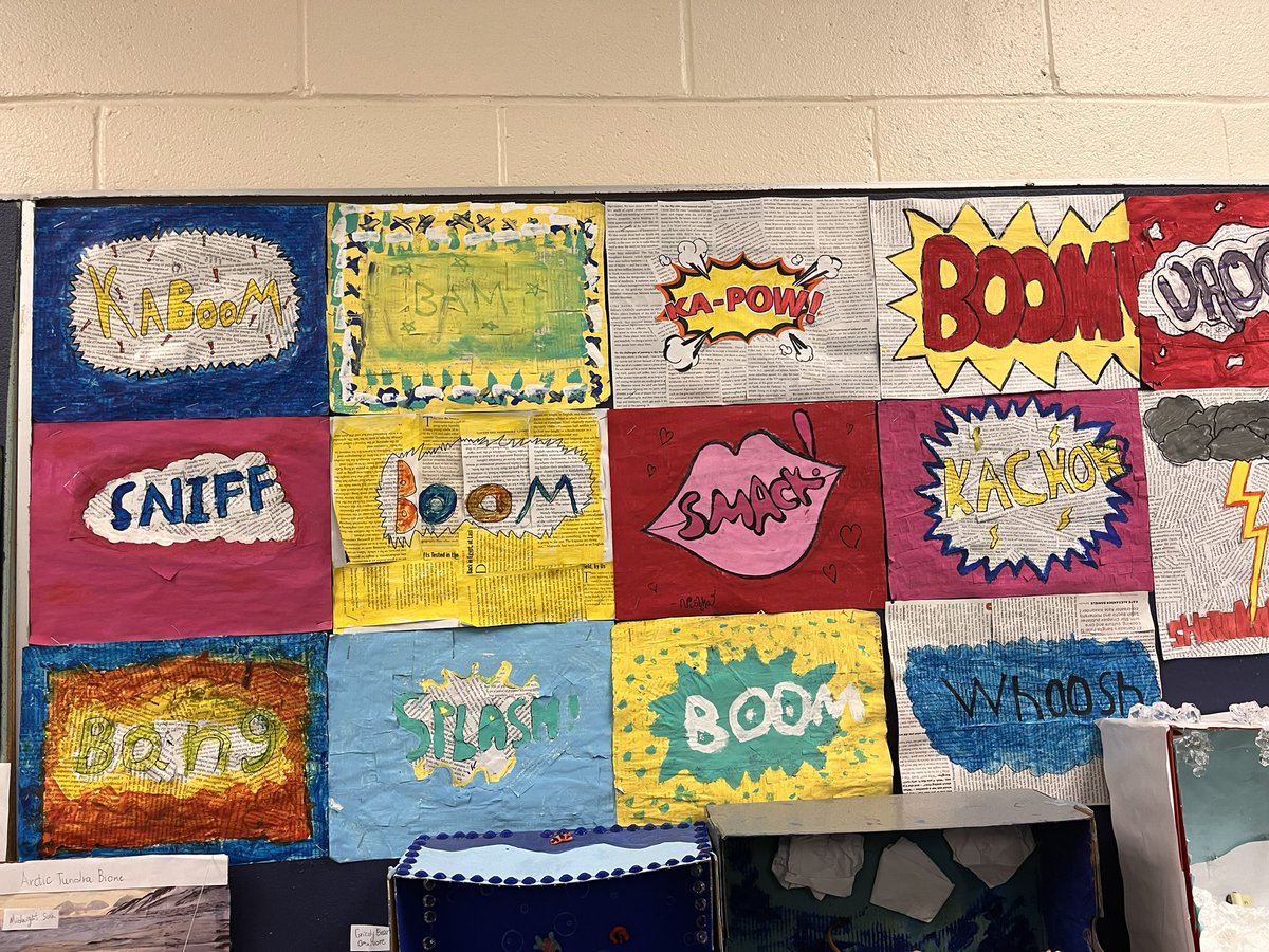 Onomatopoeia Art! 7E sure is talented! #Art @valleysvipers