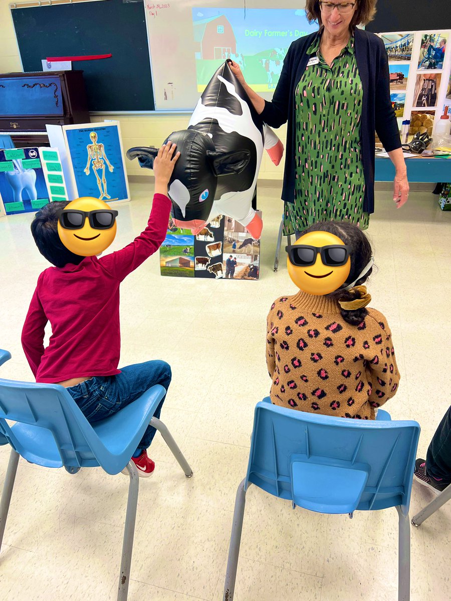 Enjoying our dairy farmer presentation this morning! 🫶🏽