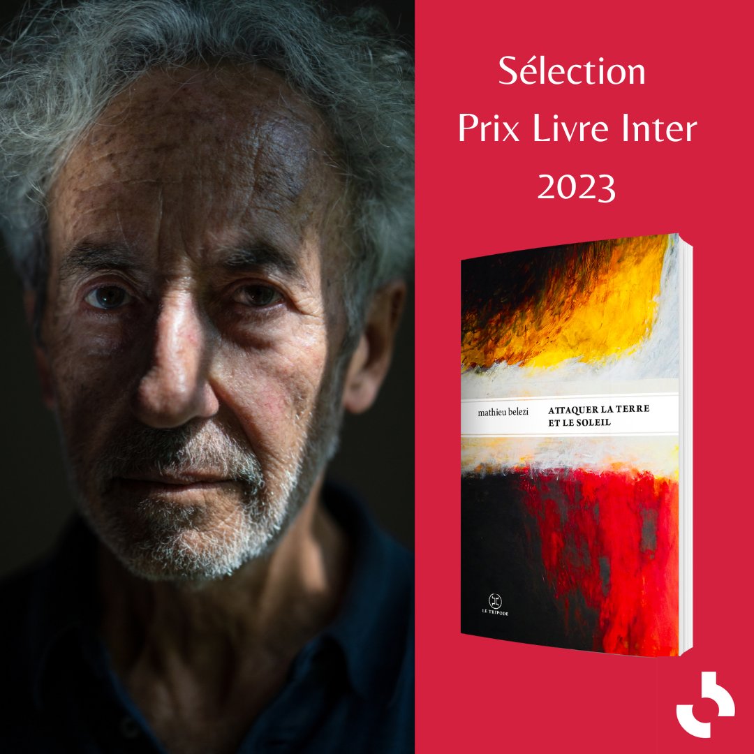 Le_Tripode's tweet photo. 🔴 Le roman de Mathieu Belezi, Attaquer la terre et le soleil, fait partie des dix livres sélectionnés pour le prix du Livre Inter 2023 ! https://t.co/Ciph8fFfqL
La belle aventure continue, merci à tous ! @franceinter 
Photo Edoardo Delille https://t.co/IZXe9sA3nR
