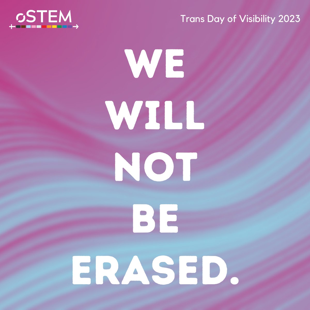 oSTEM Incorporated (@outinstem) on Twitter photo This year on #TDOV, we’re holding both the joy and pain of the trans experience. We know it’s rough out there and it feels like every time we turn on the news there’s another attack on our rights. But we also know the joy of being our fullest selves and finding community & love. This year on #TDOV, we’re holding both the joy and pain of the trans experience. We know it’s rough out there and it feels like every time we turn on the news there’s another attack on our rights. But we also know the joy of being our fullest selves and finding community & love.