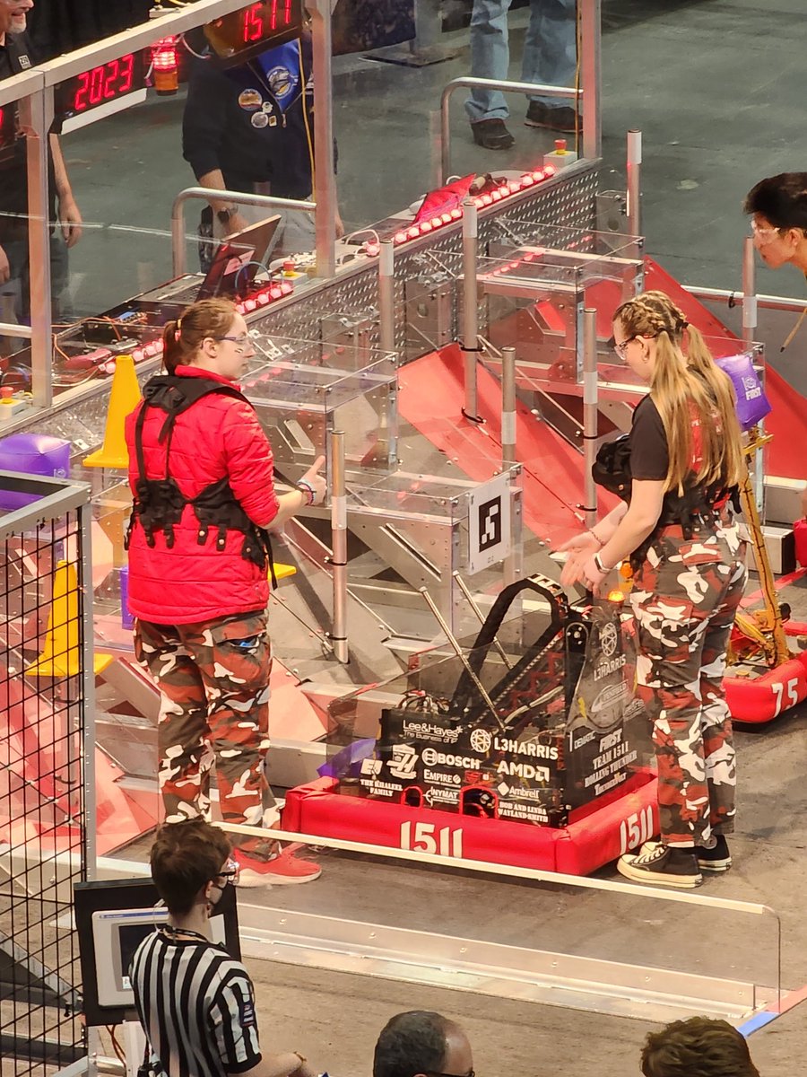 1511's tweet photo. Setting up for match #1, we will be on the Red Alliance! https://t.co/6pni0xLrMr