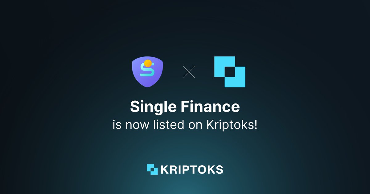 Our roster just keeps getting stronger! 🌟

We are thrilled to welcome <a href="/single_finance/">Single Finance</a> as the newest member of the Kriptoks.com! 🤝

Check out their profile below to learn more. 🔽
kriptoks.com/asset/single-f…