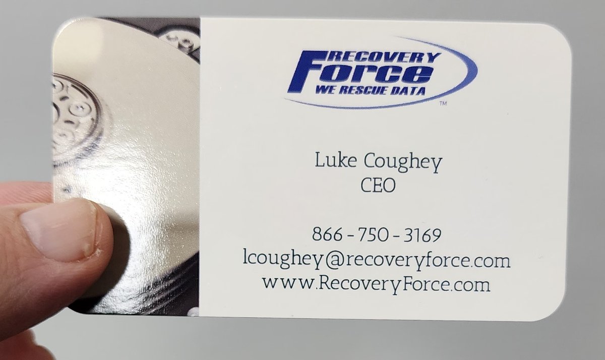 RecoveryForce's tweet photo. With our new location in Waterloo Ontario, it seems like the right time to redesign our business cards.
#RecoveryForce
#DataRecovery
#Waterloo
#Ontario https://t.co/bmsAZv9D3x
