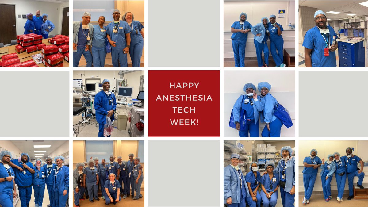 Happy #AnesthesiaTechWeek to all the hardworking and dedicated anesthesia technicians out there! Your vital role in ensuring safe and effective patient care is truly appreciated. Thank you for all that you do!