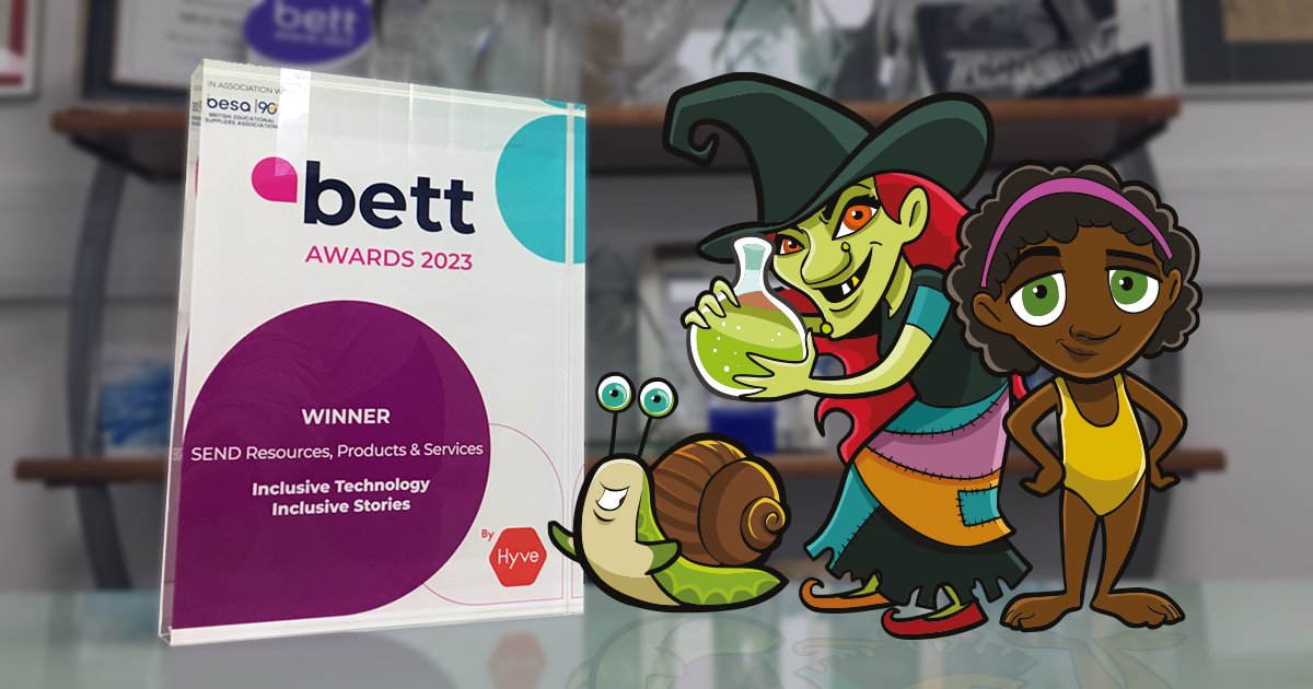 HelpKidzLearn's tweet photo. It feels good! - Inclusive Stories has been named BETT Award Winner for SEND Resources Products & Services 2023.
Read the full story: https://t.co/iVdStNohyJ
#bettawards2023 #winners #inclusivestories #sensorystories #award #bettawards #helpkidzlearn #bettshow https://t.co/AaiDV4wG1E