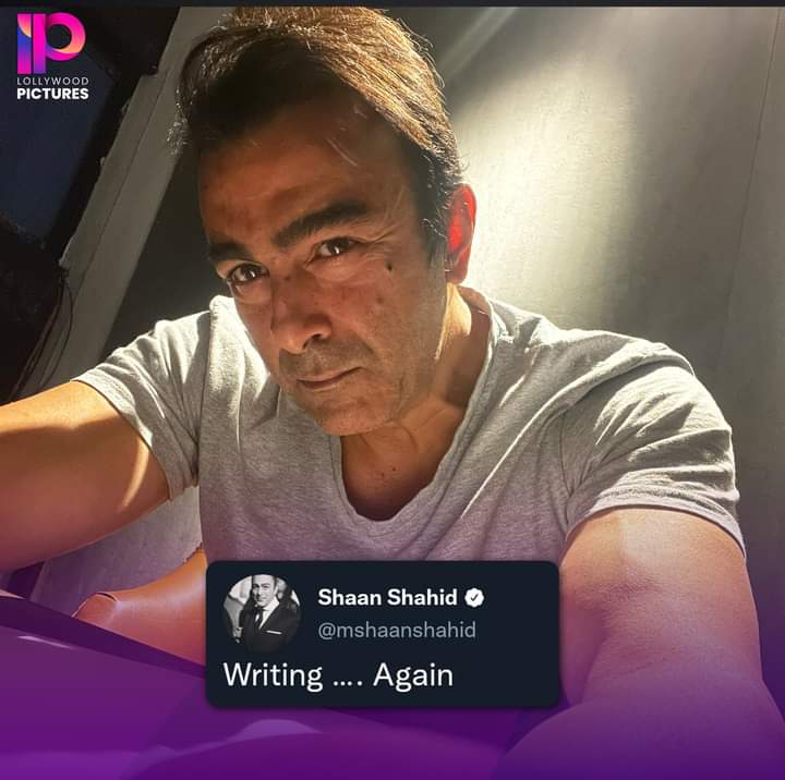 Shaan Shahid is back to writing! 
Is he writing a Rom-Com or an Action Spy Thriller? Any Guesses? 🤔 

#ShaanShahid #PakistaniHero #FilmActor #LollywoodPictures #PakistanFilmIndustry