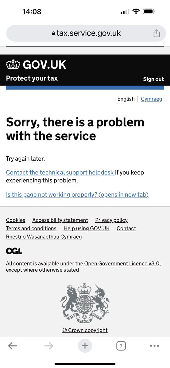 chingharwong's tweet photo. @HMRCcustomers After I input the 4 digit access code, I always get error message “Sorry there is a problem with this service” - see attached. I don’t think your teams know how to resolve it hence I am being passed back and forth the online and digital teams https://t.co/zgOU9SV3Nj