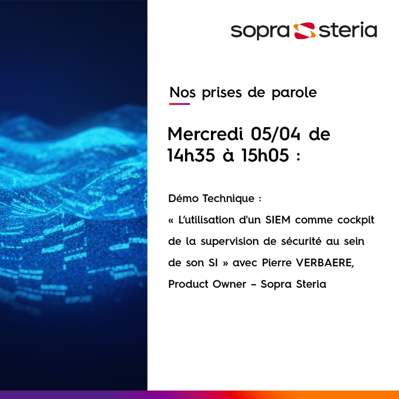 SopraSteria_fr's tweet photo. Sopra Steria &amp; CS Group sont heureux de participer ensemble au #FIC2023 à Lille, stand C11. 
Cette année les prises de parole de nos experts seront principalement orientées vers la confiance dans les usages du système d’information. cc @FIC_eu #Cloud #SI