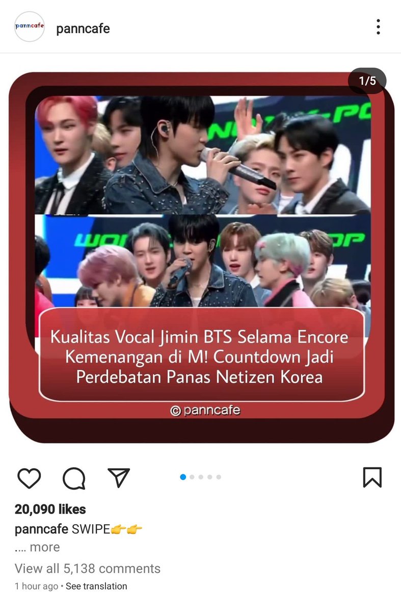daynanite's tweet photo. @JiminGlobal Hi. Kindly give me attention please.

There's a big acc with 702k folls shared "jimin quality vocal during encore" and there's 5k comments full hates and bullying. Help us to report it.

Don't leave any comments, just report and block. Thank you.
🔗https://t.co/dnsbfod5dh https://t.co/APZI9kWaLM