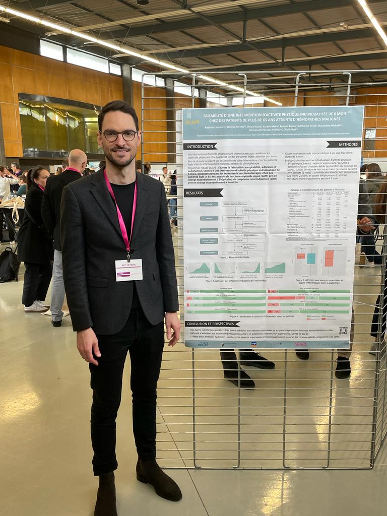 CancerEnvironn's tweet photo. [Congrès] Le @CLCCLeonBerard présent aux Journées d'Etudes Francophones en Activité Physique Adaptée #JEFAPA organisées par @NantesUniv pour présenter nos activités et projets ‼️ #fortee #starter #ocapi
@SFP_APA
 #AFAPA #cancer #activitephysiqueadaptee #APA #sportsante https://t.co/OnV1GLaIVa
