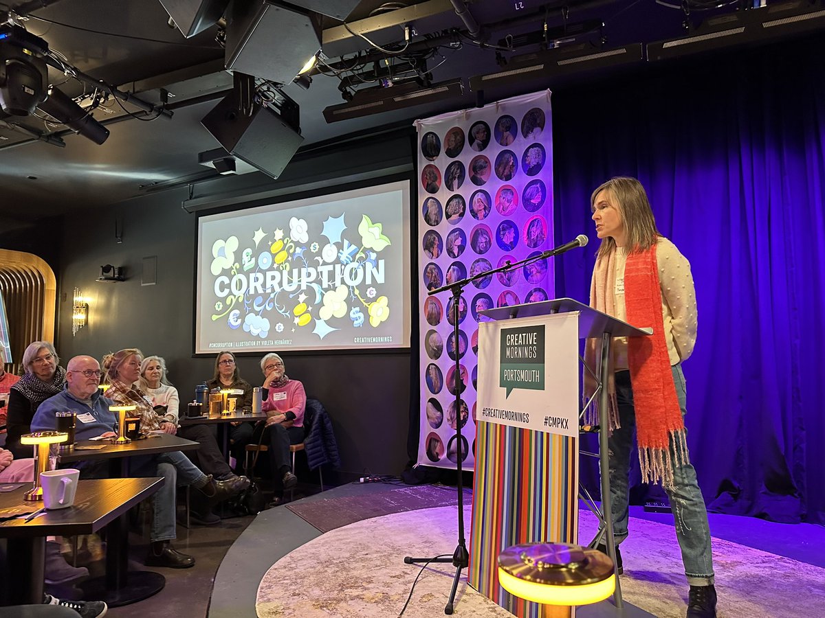 scottjoy's tweet image. #CreativeMornings #CMPKX #CMCorruption