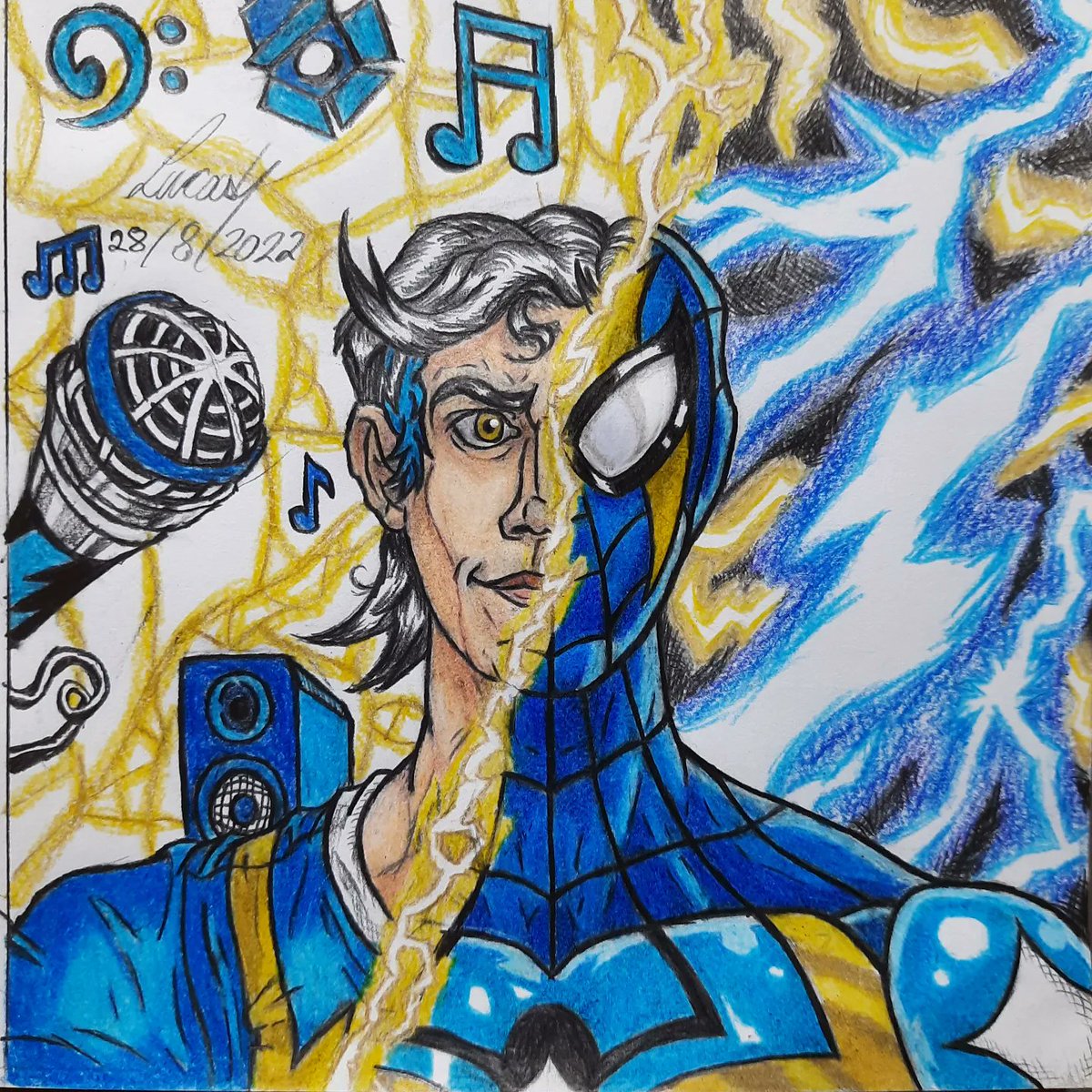 Art_Lu_Carvalho's tweet photo. Spider-Light - Electric Duality
⚡️
#spiderlight #lucasncarvalho_oc #marvelocsouthchampions #marveloc #marvel #oc #marvelsona #spidersona #spiderverse #spiderman #theamazingspiderman #artwork #illustration #drawing #traditionalart #characterart #portraitart https://t.co/tINMQv7qye