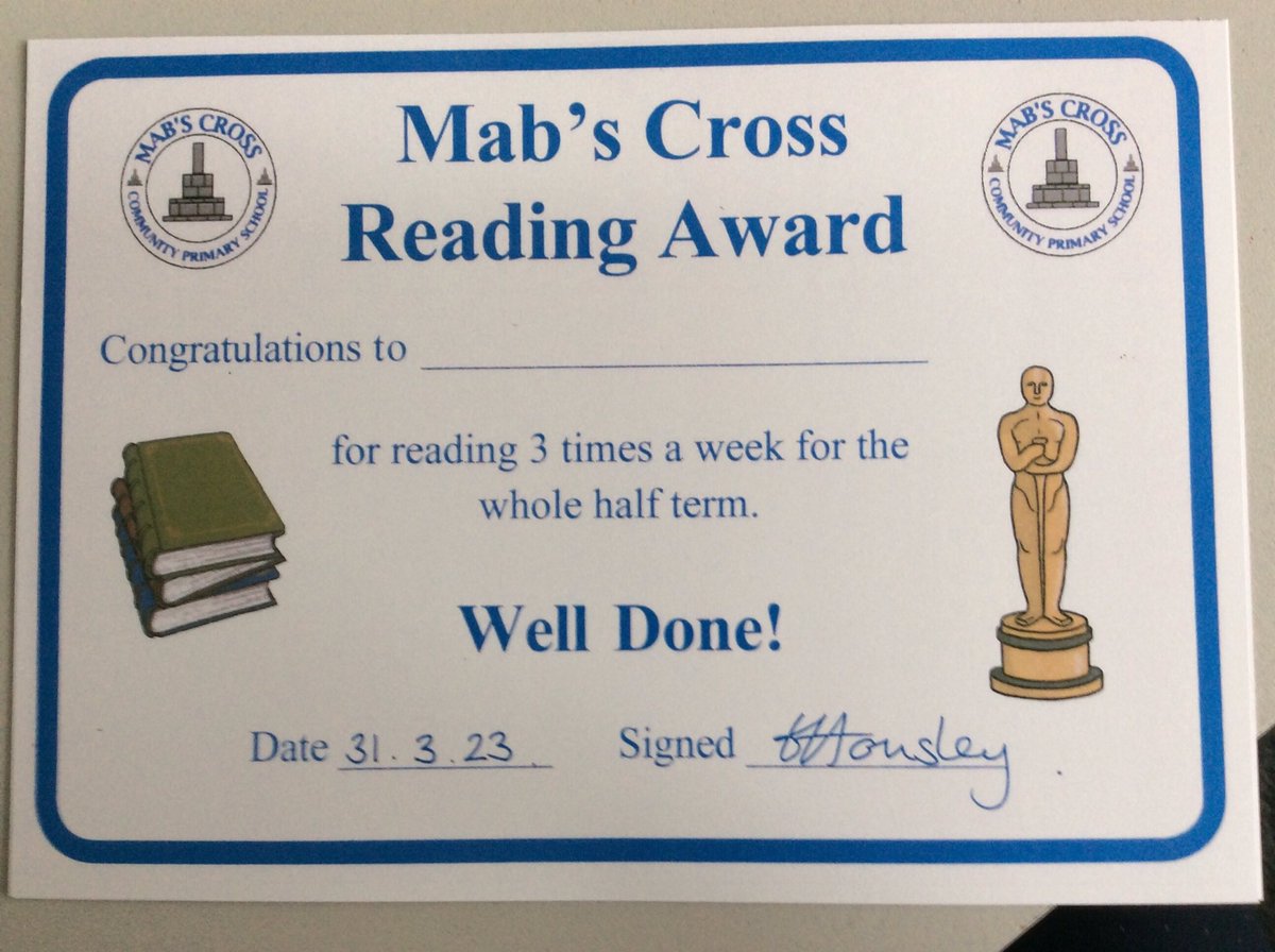 Congratulations to the winners of our Reading Challenge prize draw. The winners were James, Jacob and Staish.
Well done to all the children who completed the Reading Challenge for this half term. Keep up the good work.