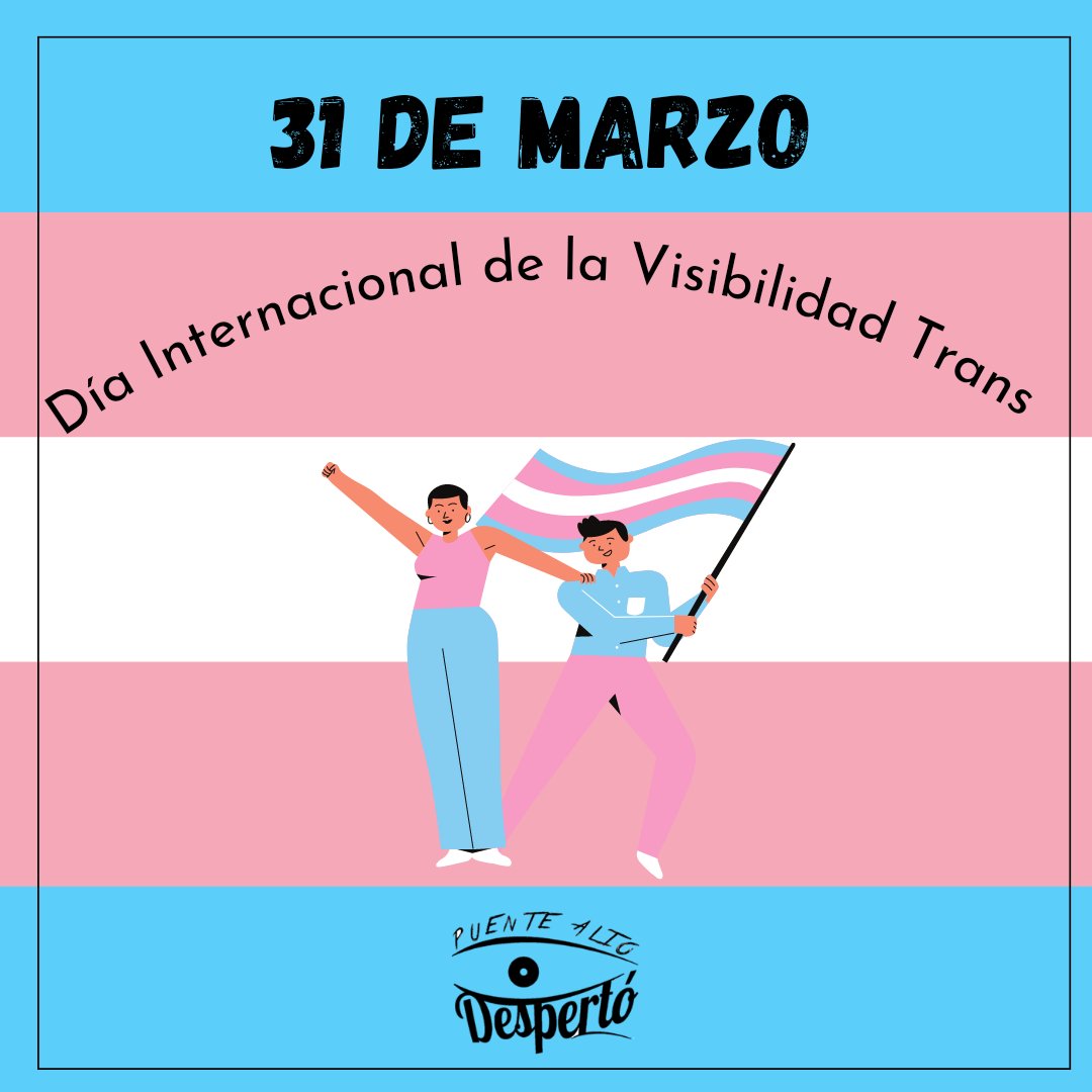 Ptealtodesperto's tweet photo. 🩷🩵 #diainternacionaldelavisibilidadtrans
 
🩵Hoy 31 de Marzo es el día internacional de la visibilidad transgénero. 🩷

Es un día importante para crear conciencia y educar a la población y así eliminar la discriminación, la violencia y la exclusión. https://t.co/EwC4WIwTkr