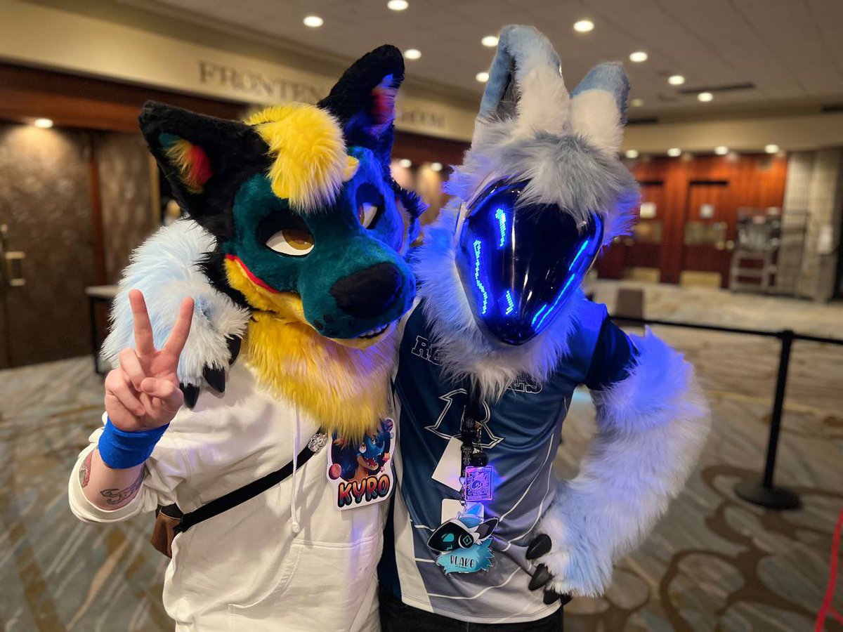 Kyr0TW's tweet photo. Happy #FursuitFriday have more picture of FE ☺️
Suiters:
@ProtoBlake 
@RayLight_Husky 
@Rororora111 
@YazurWolf 
@chipthefur https://t.co/dLWhBOvnfG